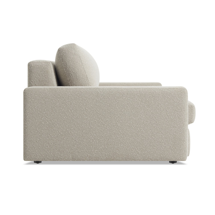 Esker Wide Comfort Sofa in Kelso Sand Cotton Blend