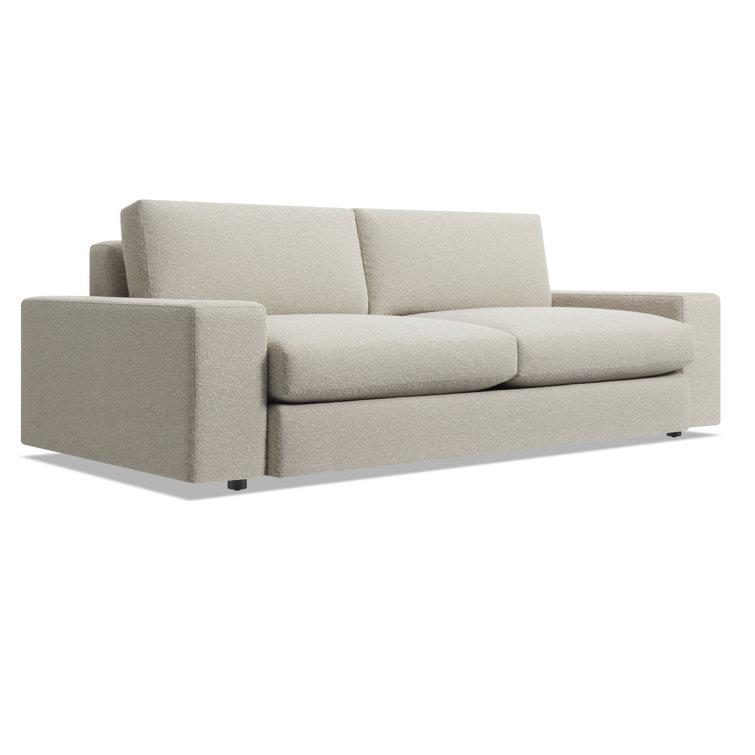 Esker Wide Comfort Sofa in Kelso Sand Cotton Blend