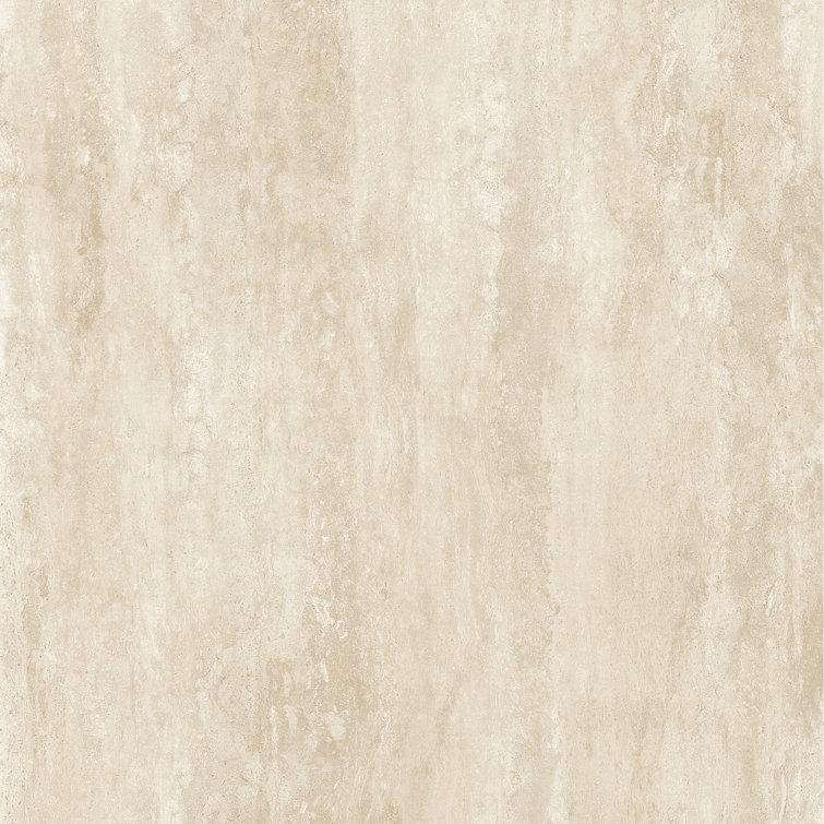 Cream Beige 24" x 12" Waterproof Vinyl Tile Flooring