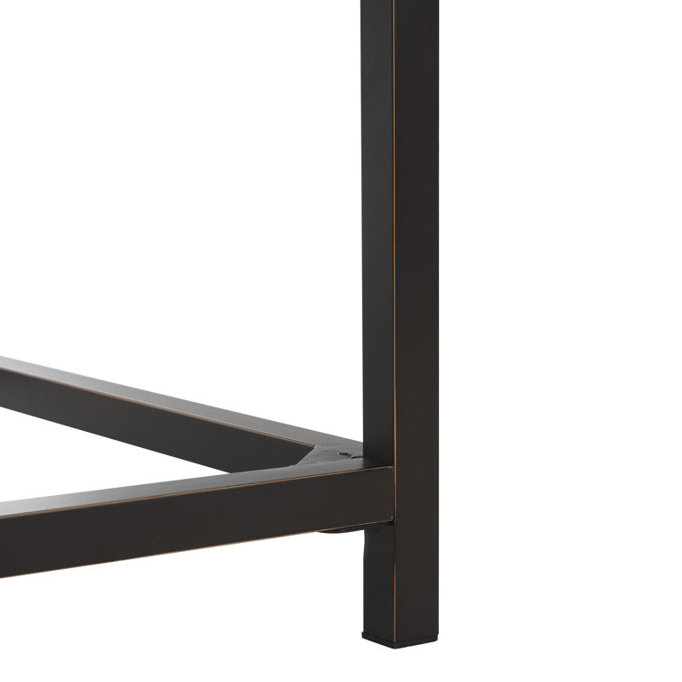 Ash Grey Walnut Wood Rectangular Coffee Table