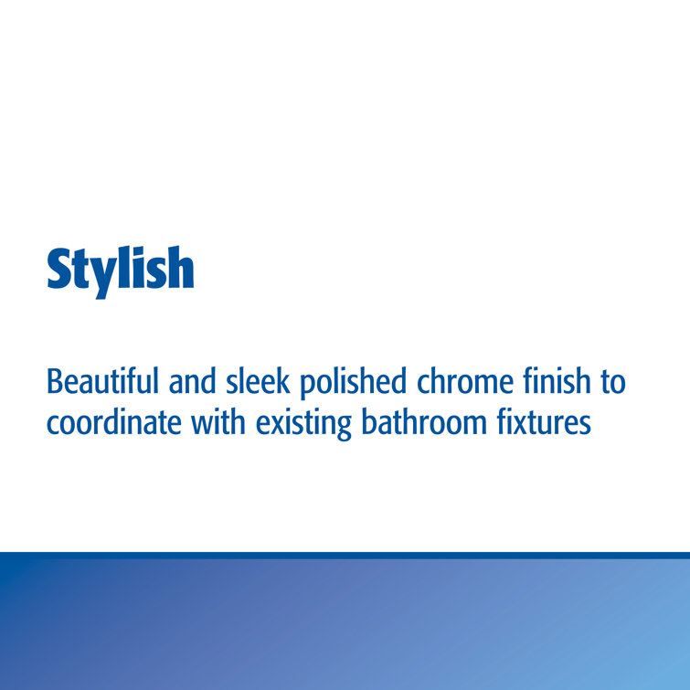 Chrome Handheld Bidet with Single Faucet Handle