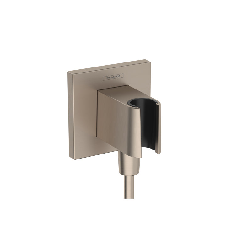 Brushed Nickel Wall Mounted Shower Bracket