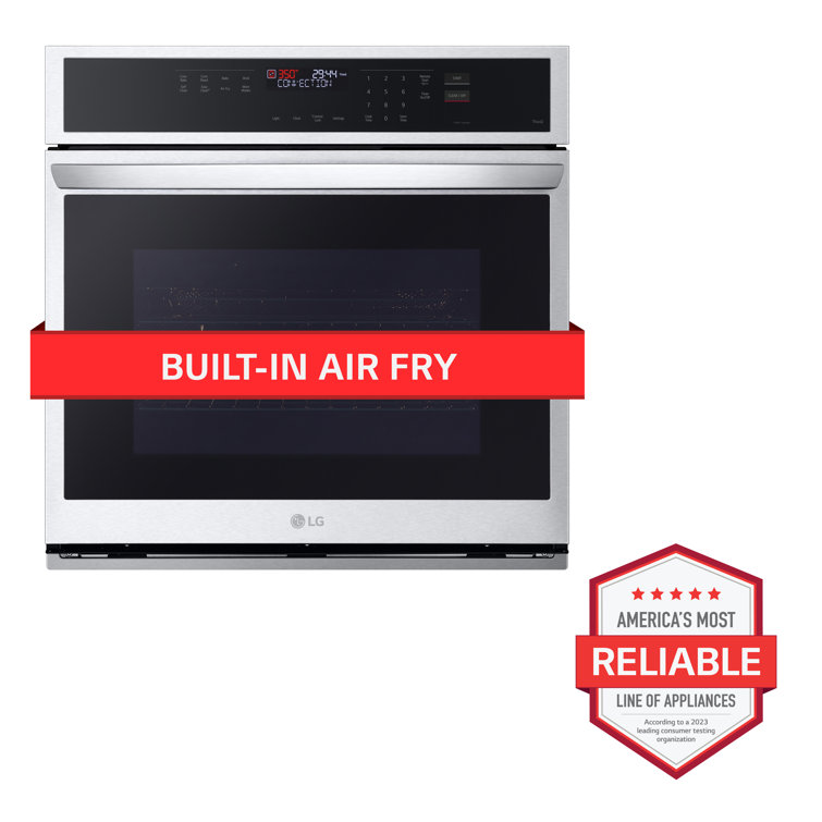 LG 4.7 Cu. Ft. Black Stainless Steel Smart Wall Oven