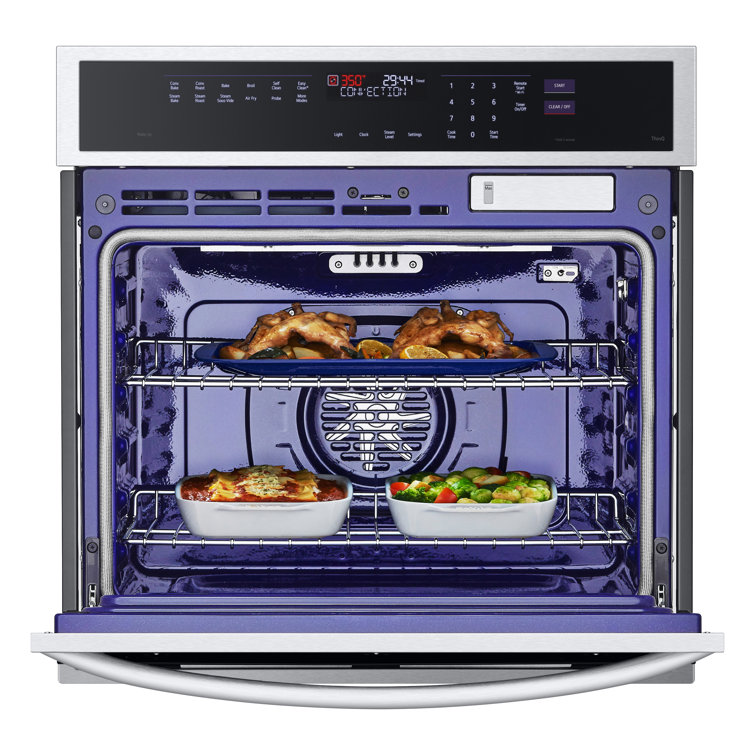 30-Inch Stainless Steel Smart Convection Wall Oven