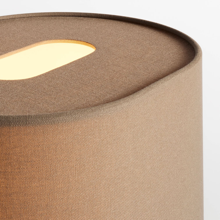 Dark Olive Fabric Modern Table Lamp