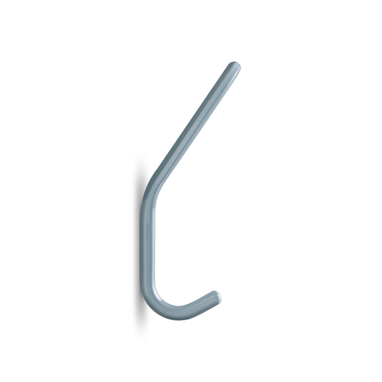 Gray Blue Powder-Coated Metal Large Wall Hook