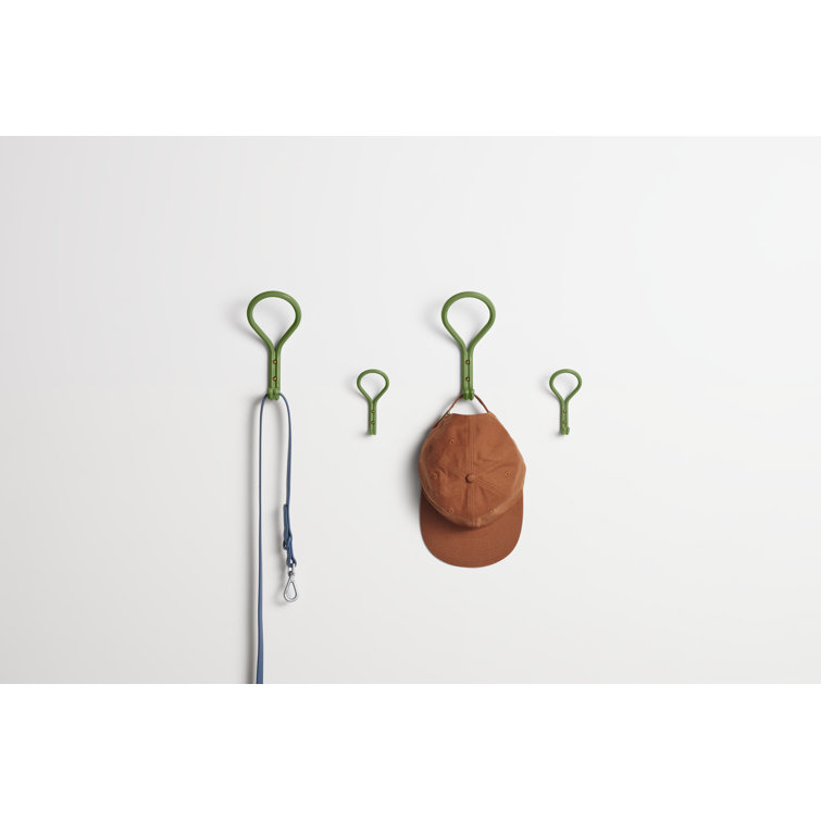 Grasshopper Green Metal Small Wall Hook