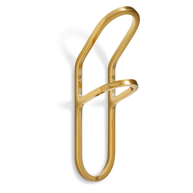 Brass Metal Wall Hook with Powder-Coated Finish