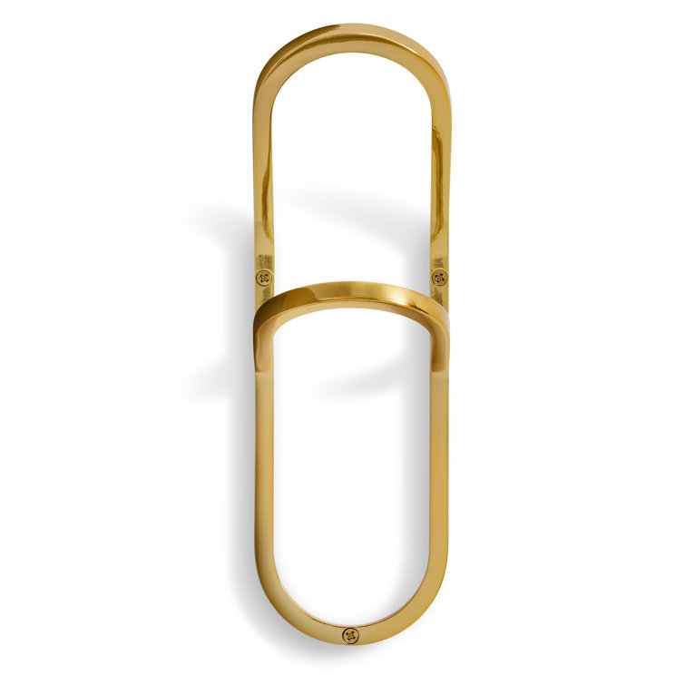 Brass Metal Wall Hook with Powder-Coated Finish