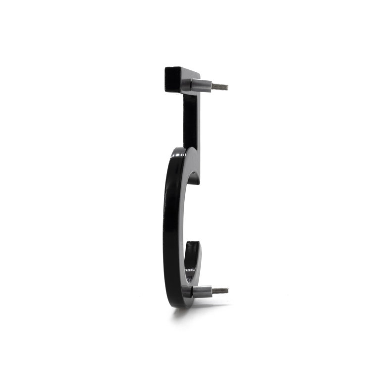 8-inch Black Aluminum Floating House Number 5