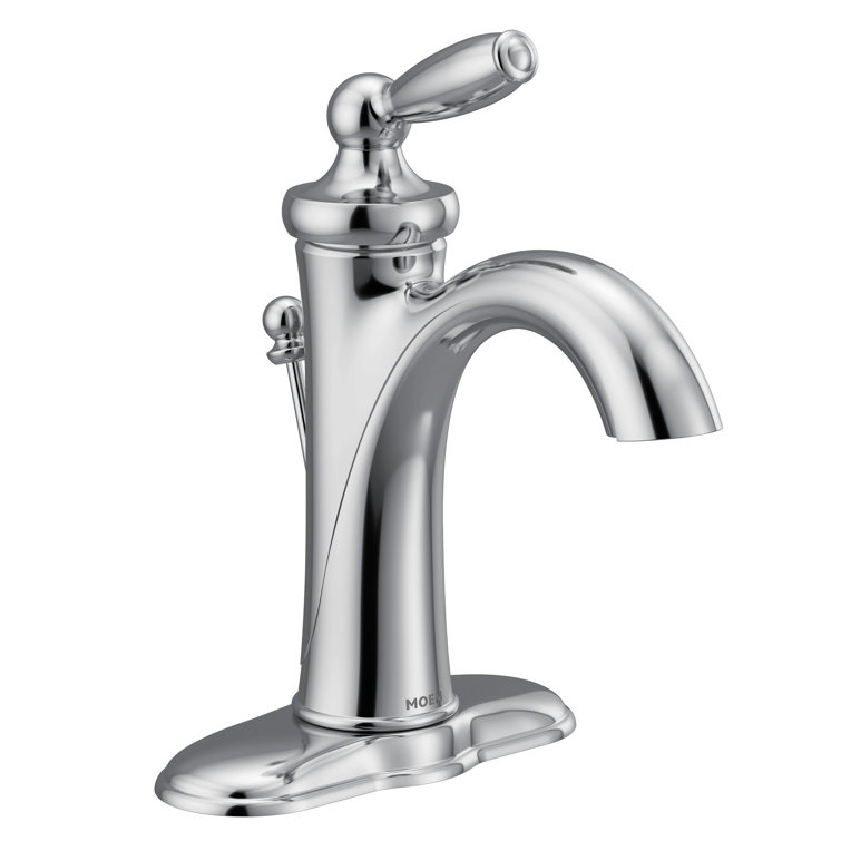 Chrome Single Hole Traditional Vessel Bathroom Faucet