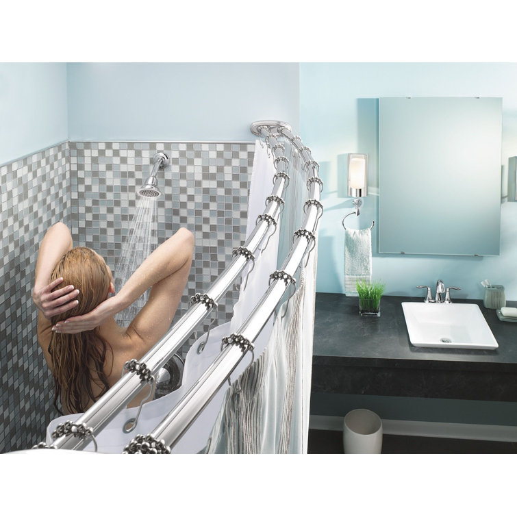 Eva Chrome Two-Handle Centerset Bathroom Faucet with Drain Assembly