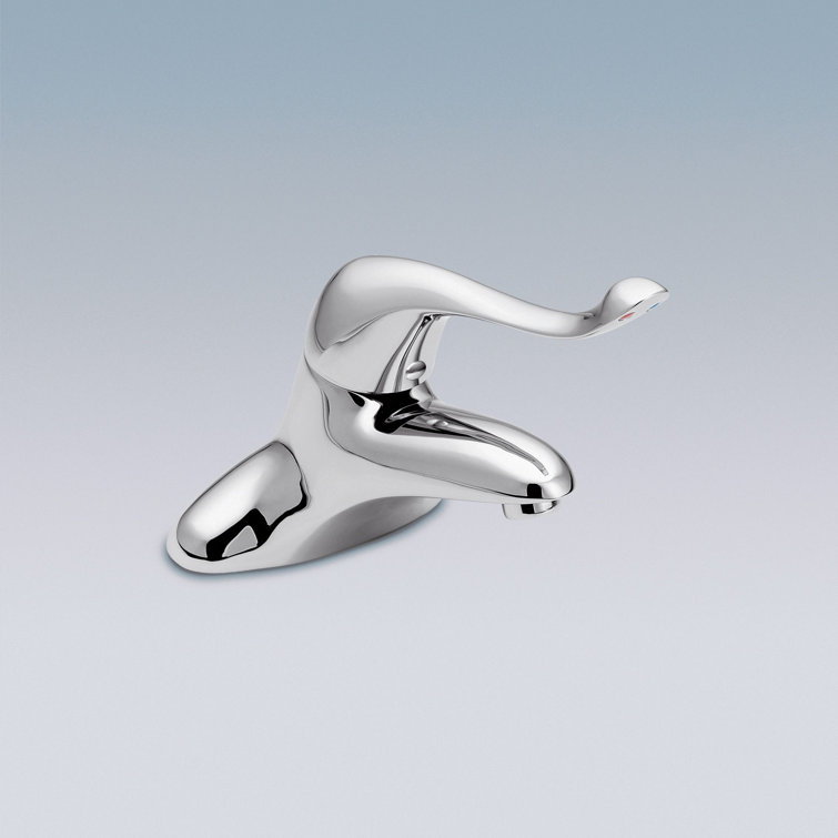 Chrome Brass Centerset Bathroom Faucet with Single Handle