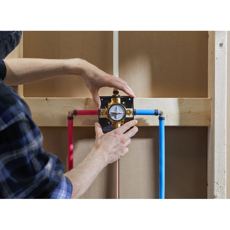 Universal Brass and Plastic Shower Rough-In Valve