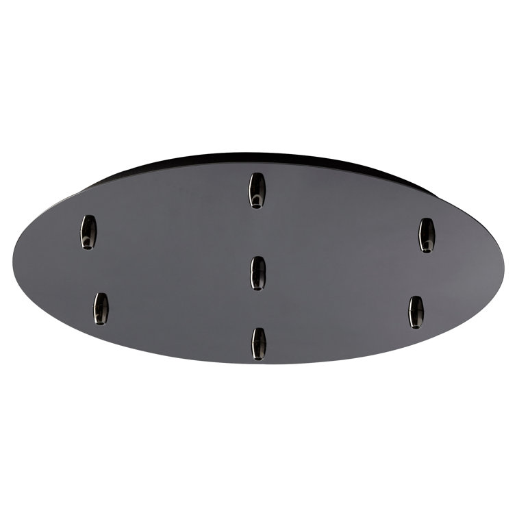 Oxygen 21'' Gunmetal Finish Indoor/Outdoor Pendant Canopy Kit