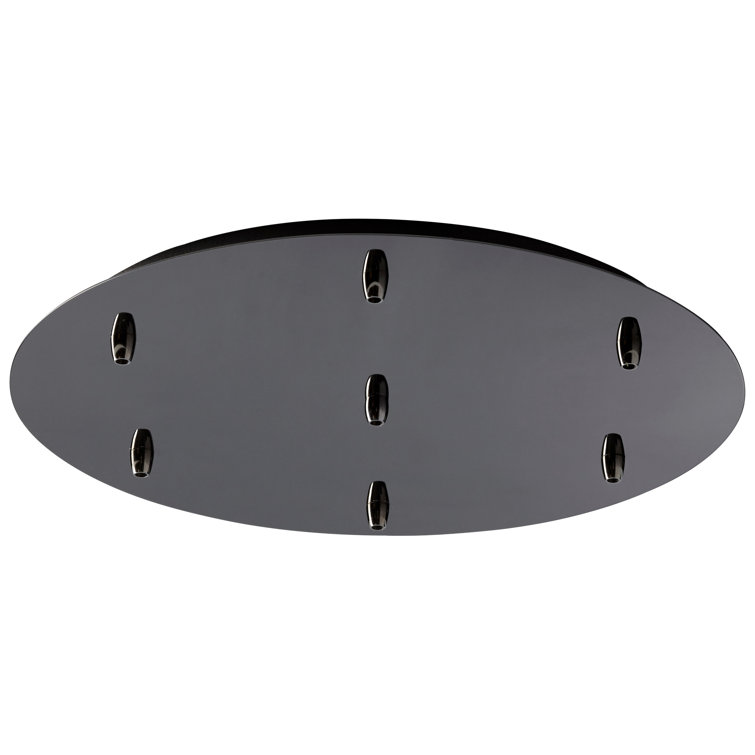 Oxygen 21'' Gunmetal Finish Indoor/Outdoor Pendant Canopy Kit