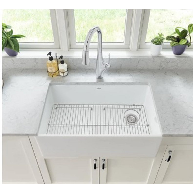 Stainless Steel Sink Grid with Bumpers for Fireclay Sink