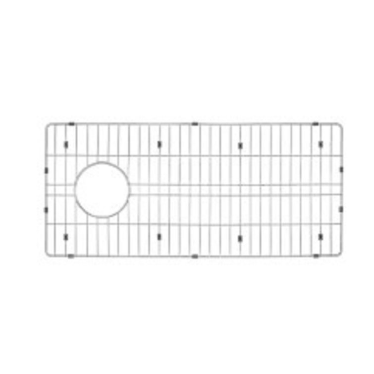 Stainless Steel Sink Grid with Bumpers for Fireclay Sink