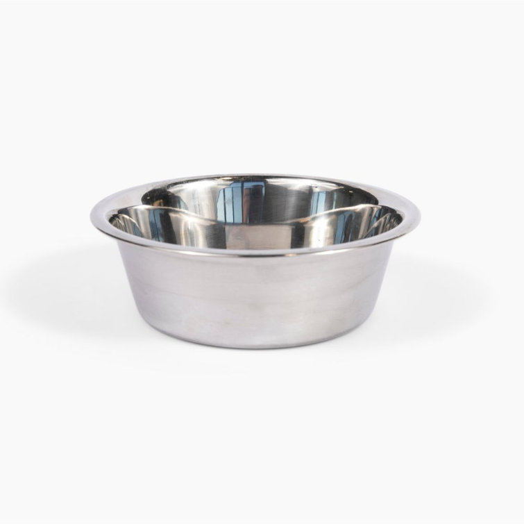 Clear Acrylic Elevated Pet Feeder with Stainless Steel Bowl