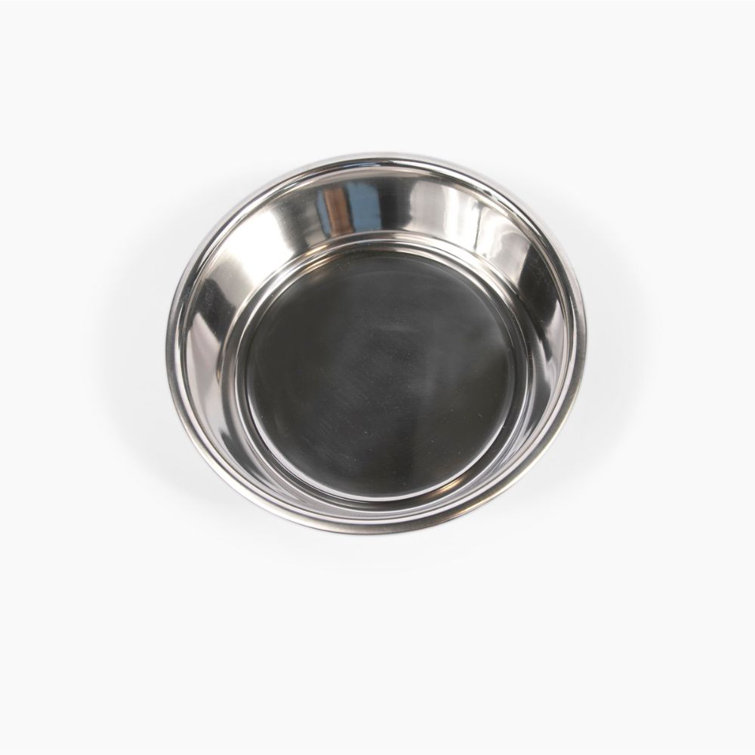 Clear Acrylic Elevated Pet Feeder with Stainless Steel Bowl
