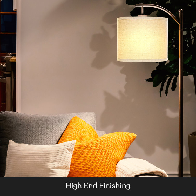 Bronze Arc LED Floor Lamp for Kids 62" Height