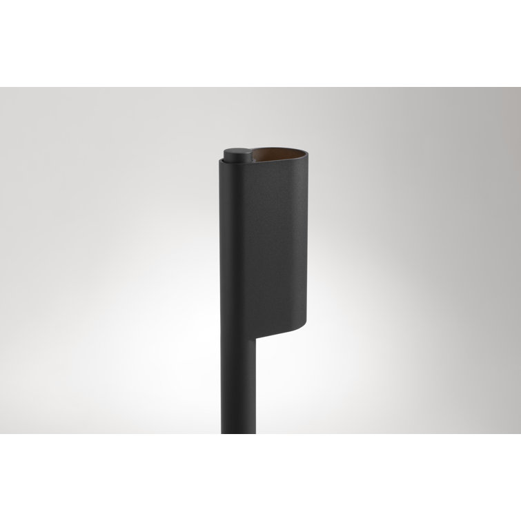 Black Metal LED Floor Lamp with Dimmer
