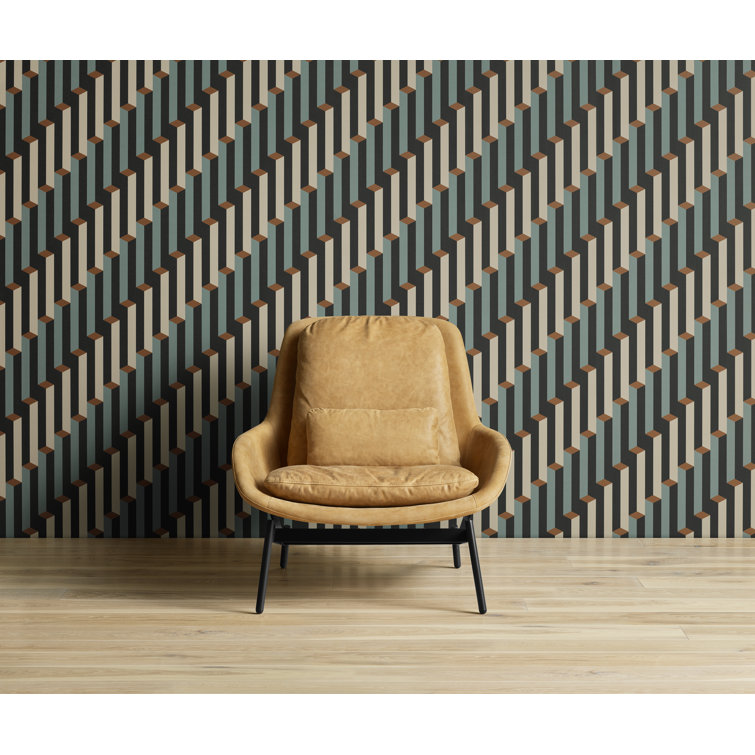 Camel Genuine Leather Lounge Chair with Powder-Coated Steel Base