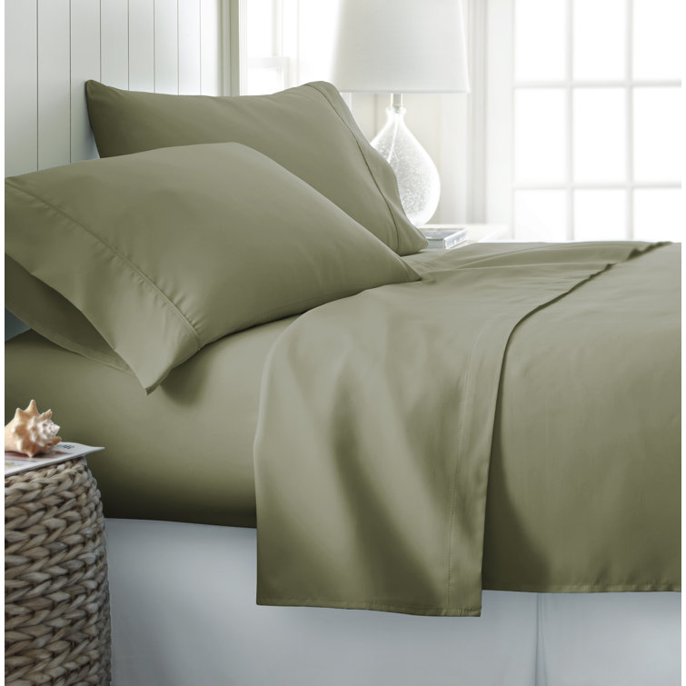 Sage Twin XL Deep Pocket Microfiber Sheet Set