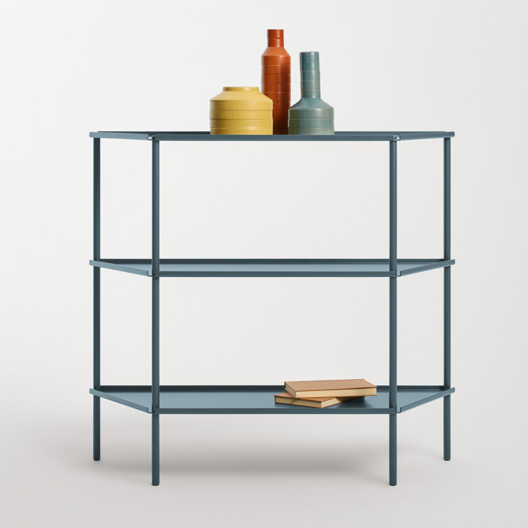 Marine Blue Adjustable Aluminum 38'' Wide Shelving Unit