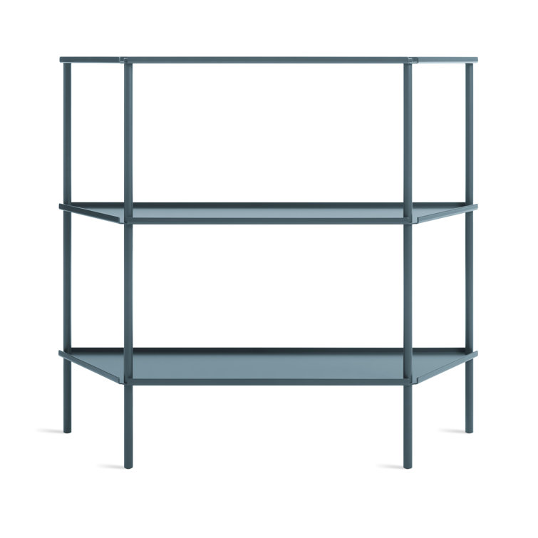 Marine Blue Adjustable Aluminum 38'' Wide Shelving Unit