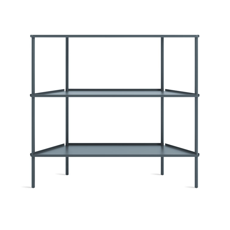 Marine Blue Adjustable Aluminum 38'' Wide Shelving Unit