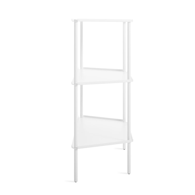 Adjustable White Metal Wire Shelving Unit
