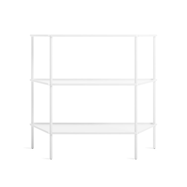 Adjustable White Metal Wire Shelving Unit