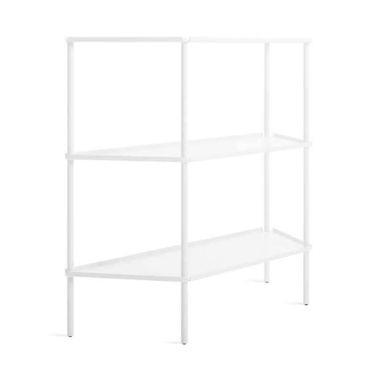 Adjustable White Metal Wire Shelving Unit
