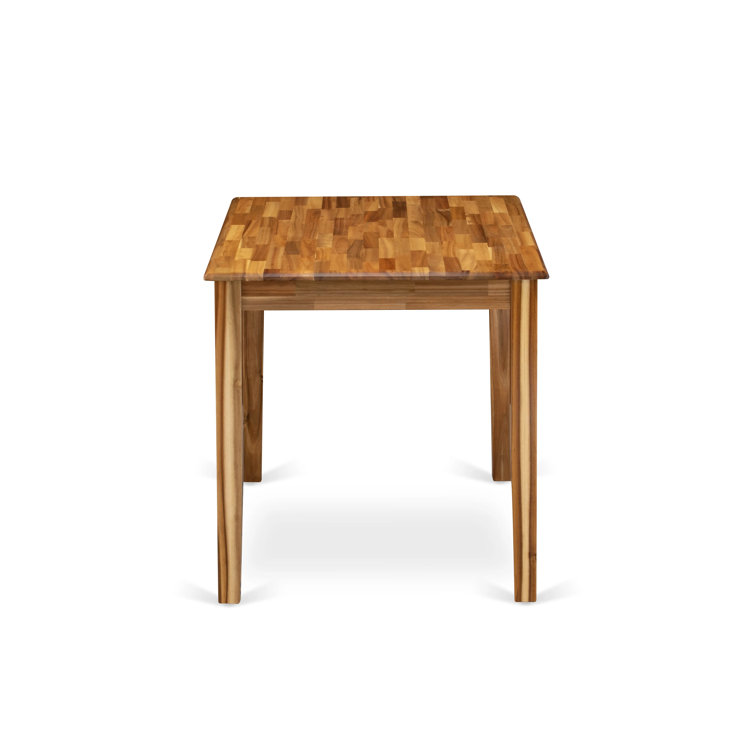 Yarmouth Natural Rectangular Solid Wood Dining Table 48x30
