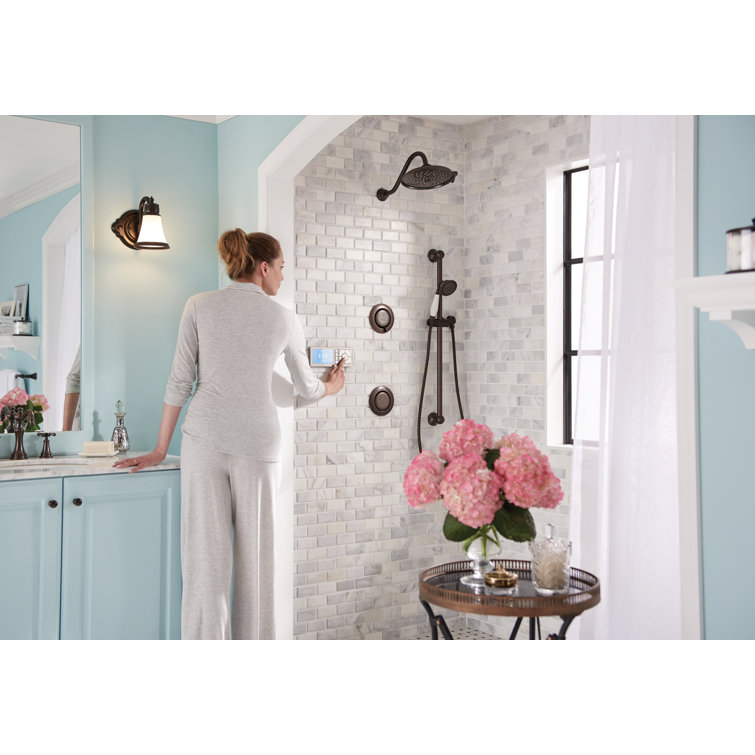 Elegant 7.5" Polished Nickel Widespread Bathroom Faucet in Oil Rubbed Bronze