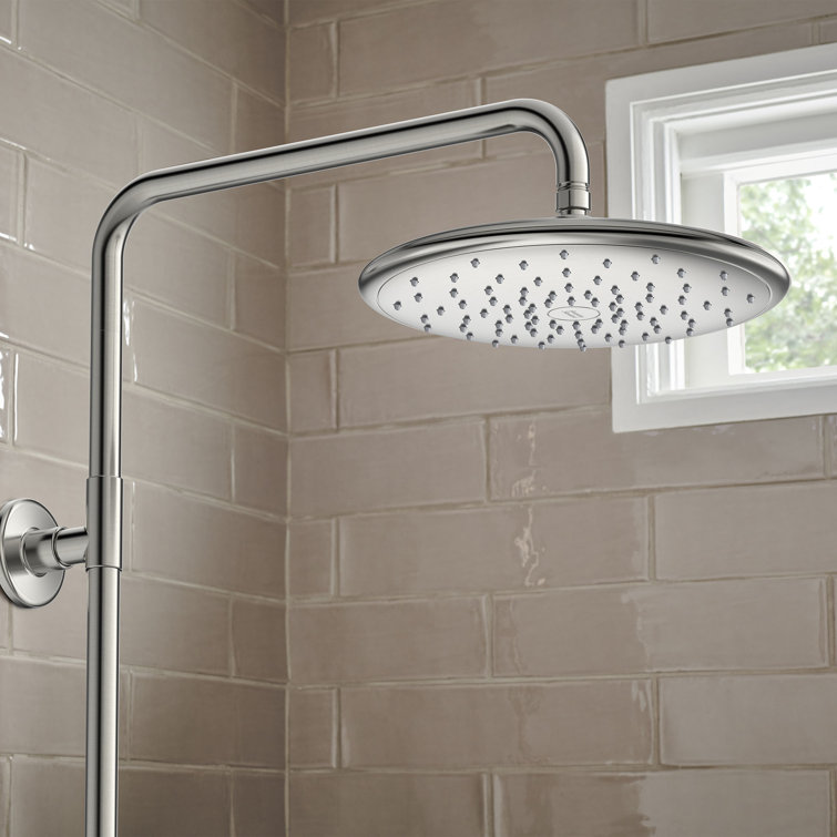 Brushed Nickel Adjustable Multi-Head Shower System