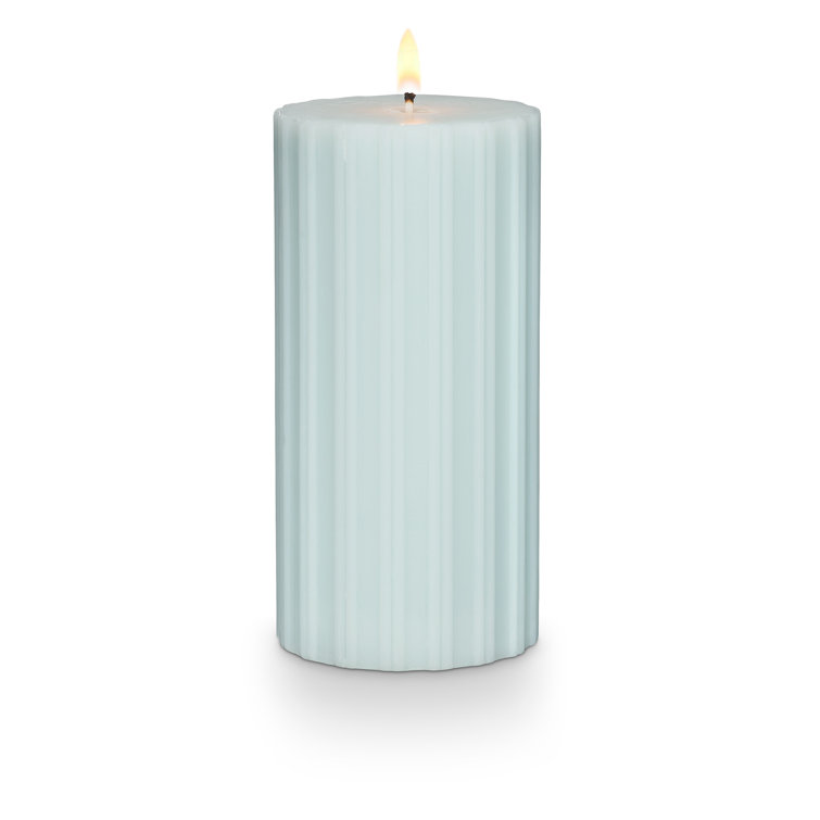 Amber Fresh Sea Salt Scented Soy Pillar Candle, 1.54 lb