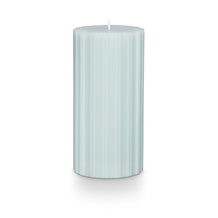 Amber Fresh Sea Salt Scented Soy Pillar Candle, 1.54 lb