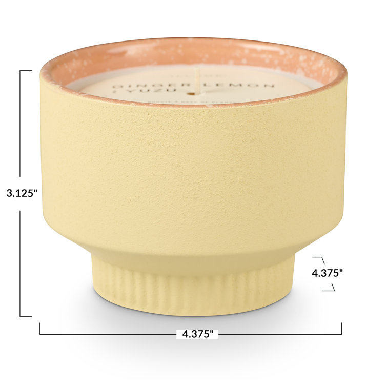 Ginger Lemon & Yuzu Soy Candle in Speckled Ceramic