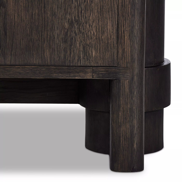 Arley 89'' Dark Brown Solid and Engineered Wood Sideboard