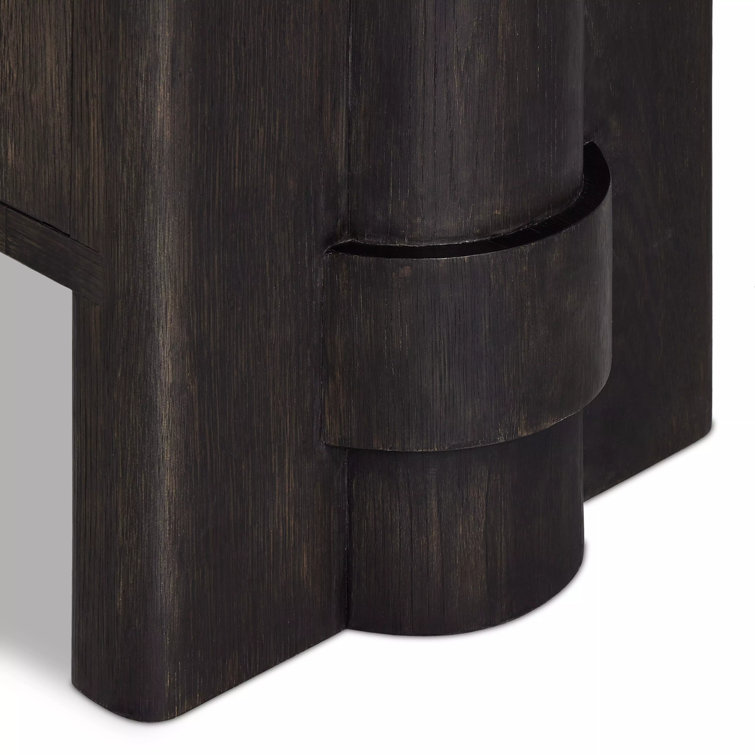 Arley 89'' Dark Brown Solid and Engineered Wood Sideboard