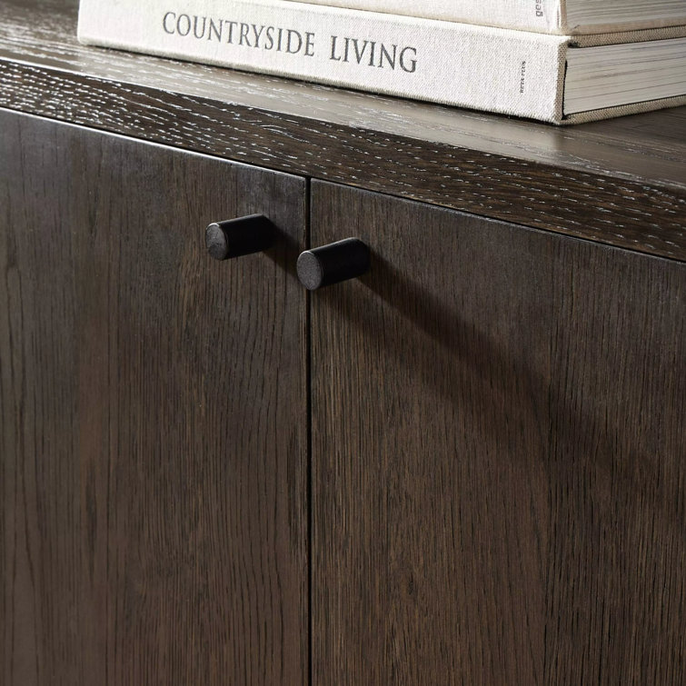 Arley 89'' Dark Brown Solid and Engineered Wood Sideboard