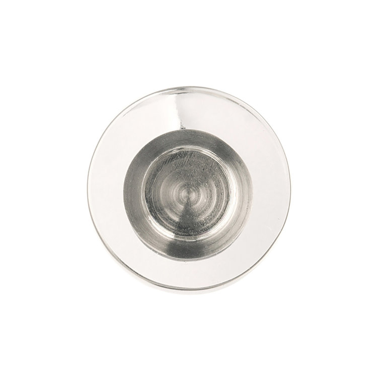 1.25" Clear Acrylic and Chrome Round Cabinet Knob Multipack