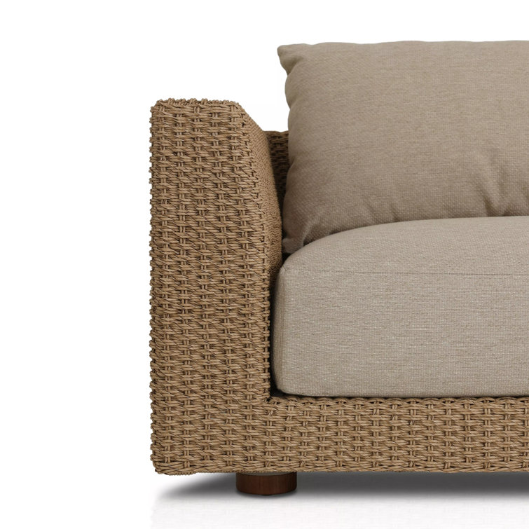 Sylvan Beige Woven Frame 2-Piece Outdoor Sectional
