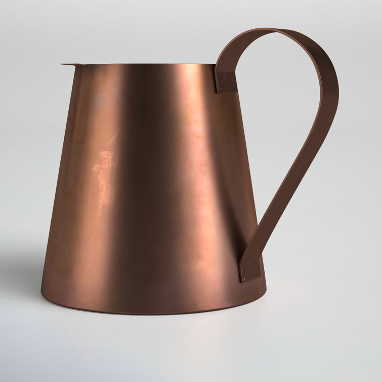Copper-Plated Stainless Steel Short Pitcher