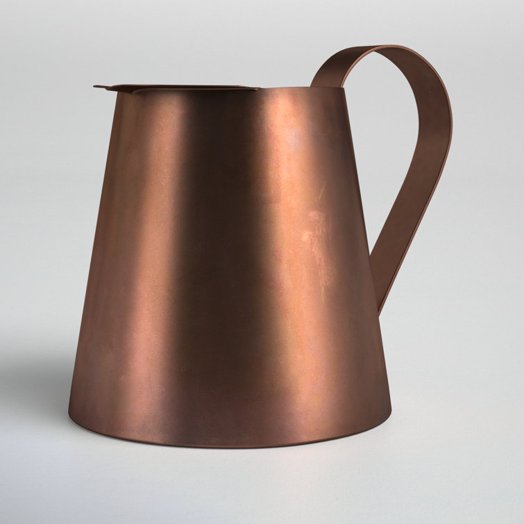 Copper-Plated Stainless Steel Short Pitcher