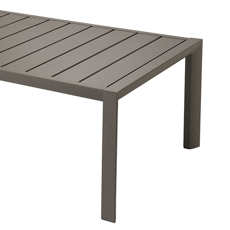 Sunset Fusion Bronze Rectangular Aluminum Cocktail Table