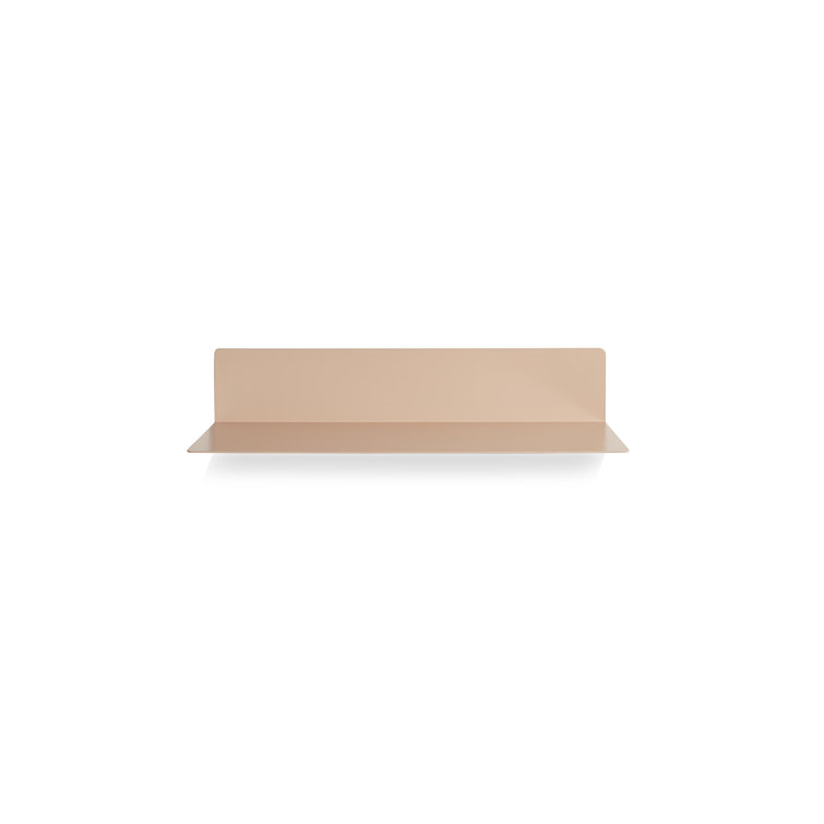 Putty Metal Floating Shelf, 24" Wide