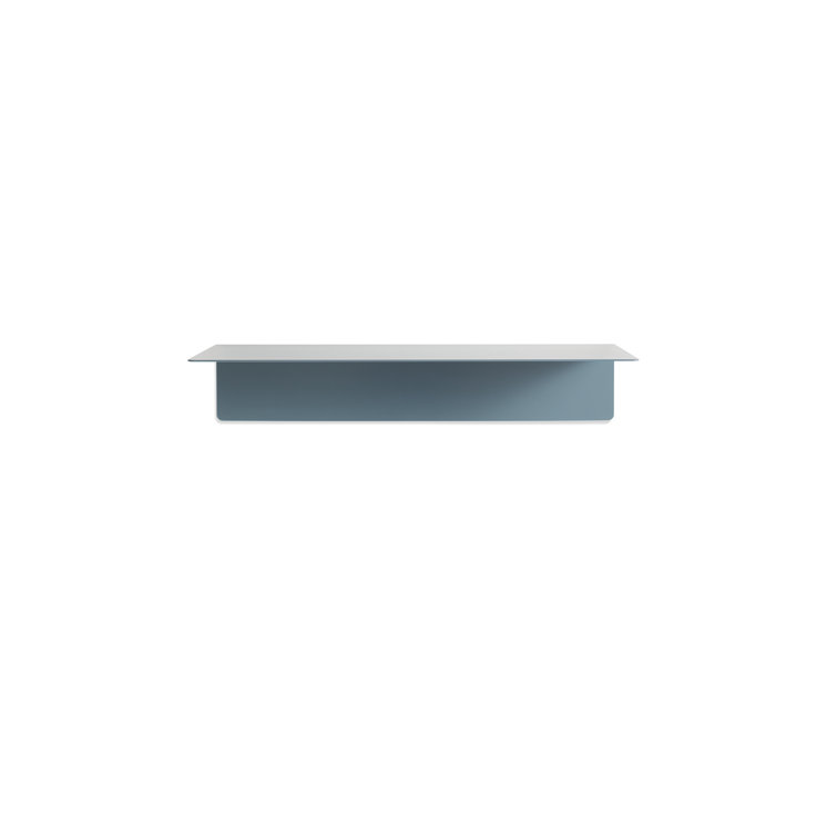 Putty Metal Floating Shelf, 24" Wide